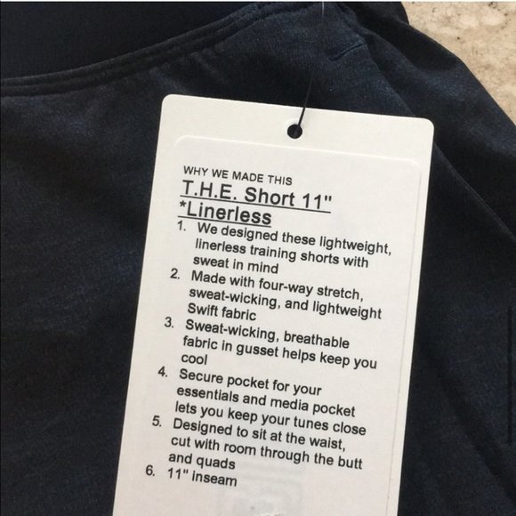 ISO LULULEMON T.H.E. Linerless Short 11” (any color XXL) - Picture 3 of 4